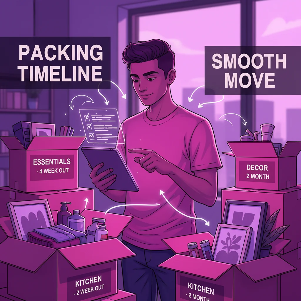 Packing Timeline & Checklist: Prioritize Moving Items Effectively