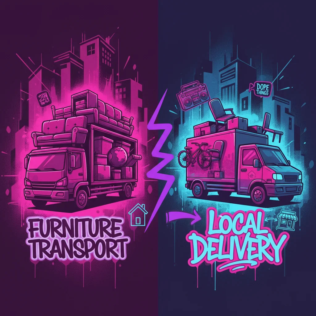 Furniture Transport vs. Local Delivery: Key Distinctions