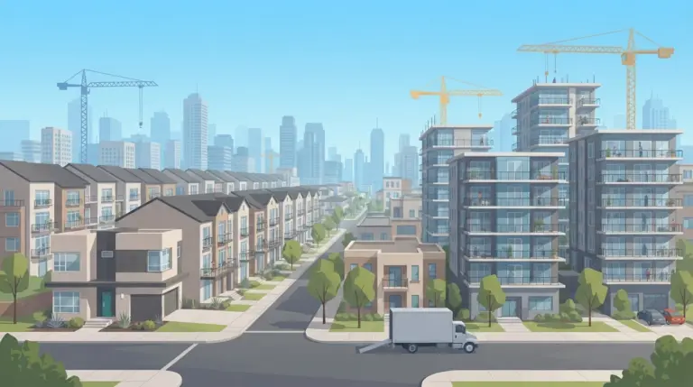 Illustration comparing the fastest-growing United States cities by population change