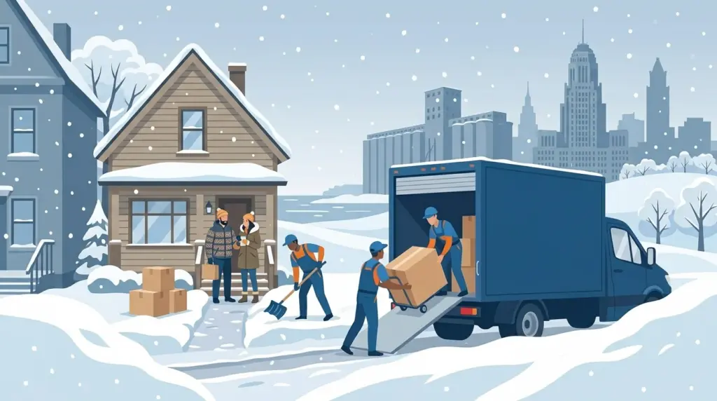 Illustrated guide to moving to Buffalo, showing housing, neighbourhoods, costs and arrival