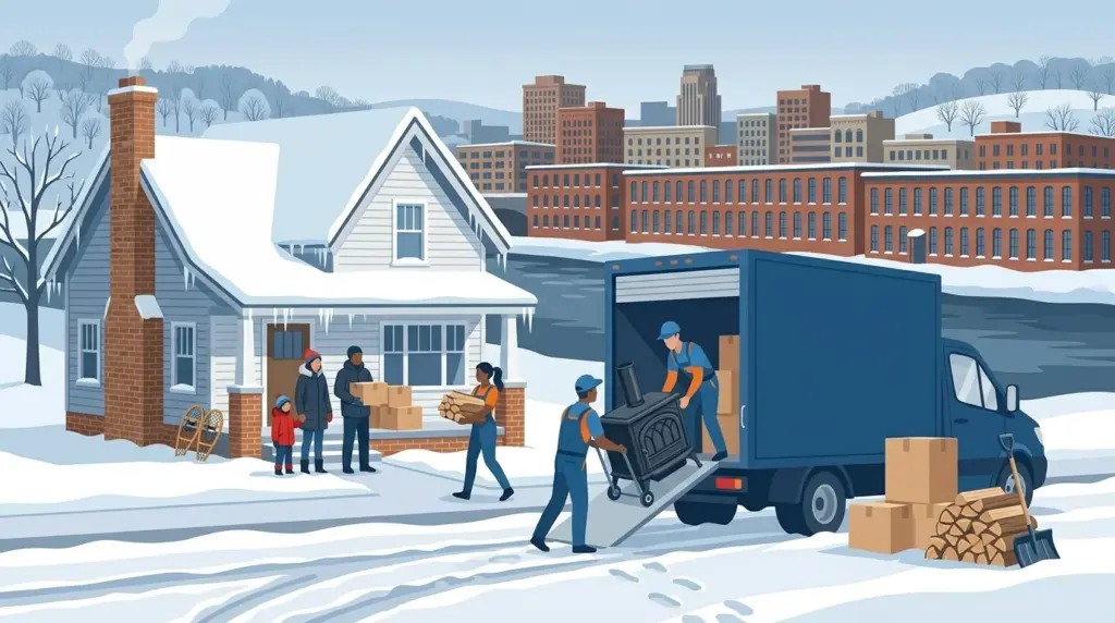 Illustrated guide to moving to Grand Rapids, showing housing, neighbourhoods, costs and arrival