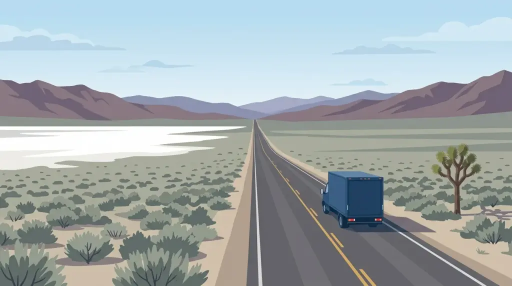 Illustrated guide to moving to Nevada, showing housing, neighbourhoods, costs and arrival
