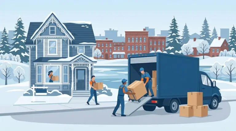 Illustrated guide to moving to Bangor, ME, showing housing, neighbourhoods, costs and arrival