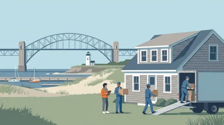 Illustrated guide to moving to Cape Cod, showing housing, neighbourhoods, costs and arrival