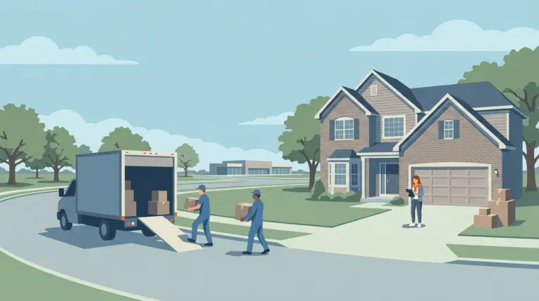 Illustrated guide to moving to Overland Park, KS, showing housing, neighbourhoods, costs and arrival