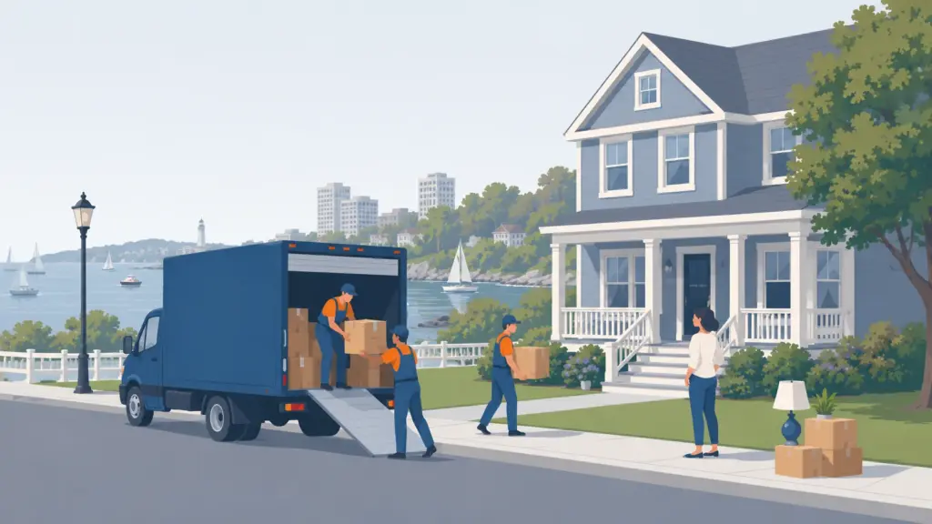 Illustrated guide to moving to Norwalk, CT, showing housing, neighbourhoods, costs and arrival
